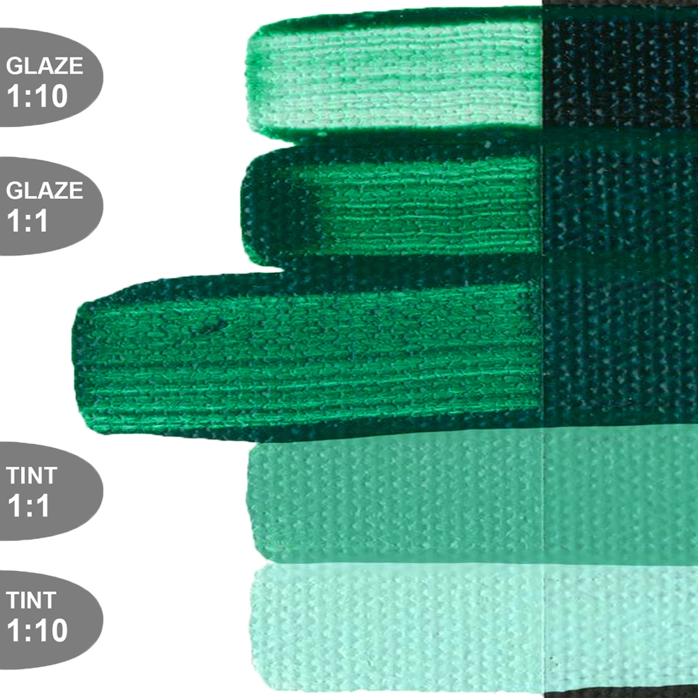 Golden Open 2oz. Viridian Green hue S1