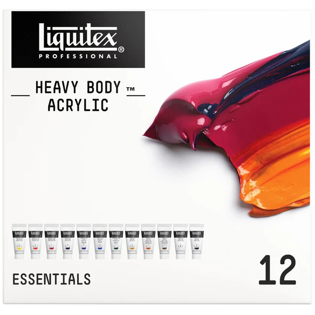 Liquitex Heavy Body Acrylic Set Essentials 12x22ml **ND**