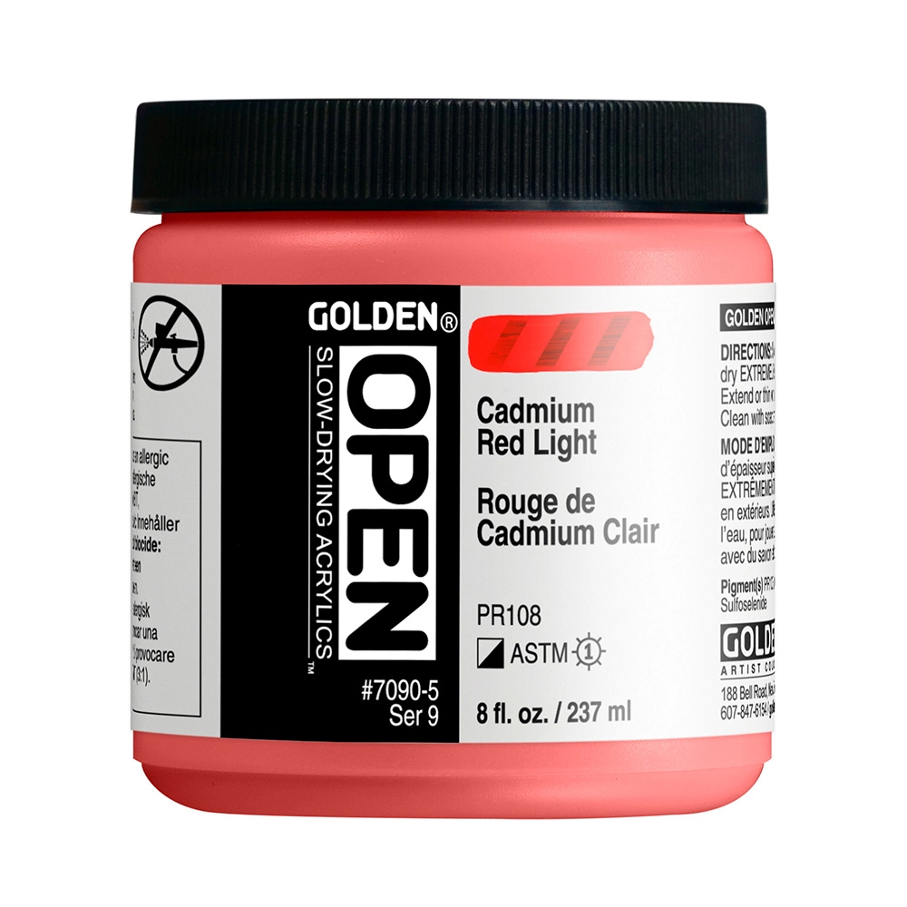 Golden Open 2oz. C.P. Cadmium Red Light S9