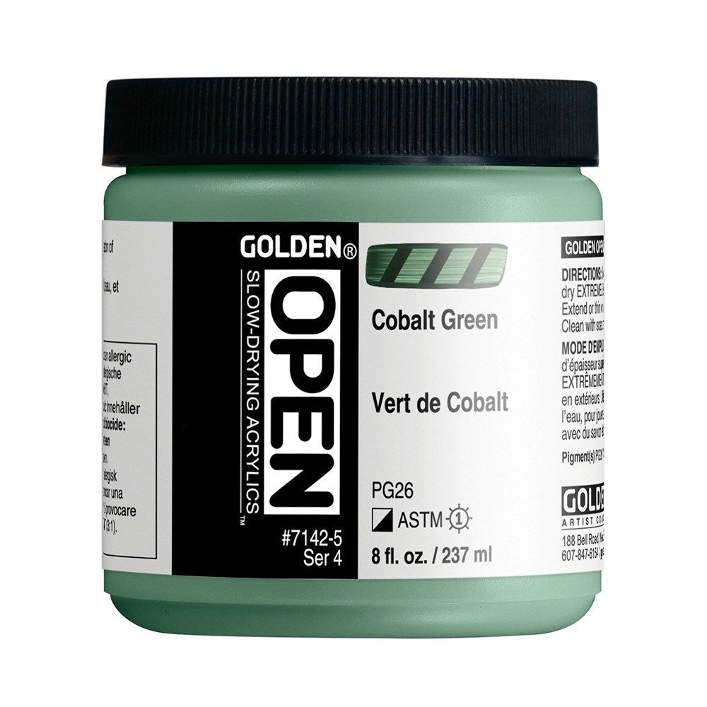 Golden Open 2oz. Cobalt Green S4