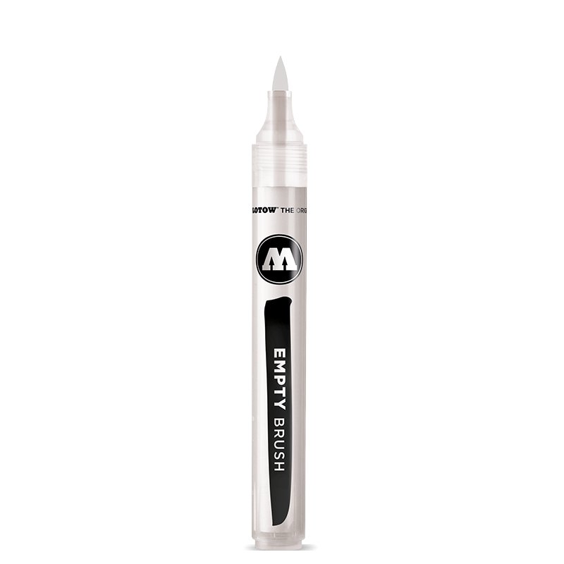 Molotow 211 1MM EMPTY PUMP SOFTLINER - BRUSH TIP **ND**