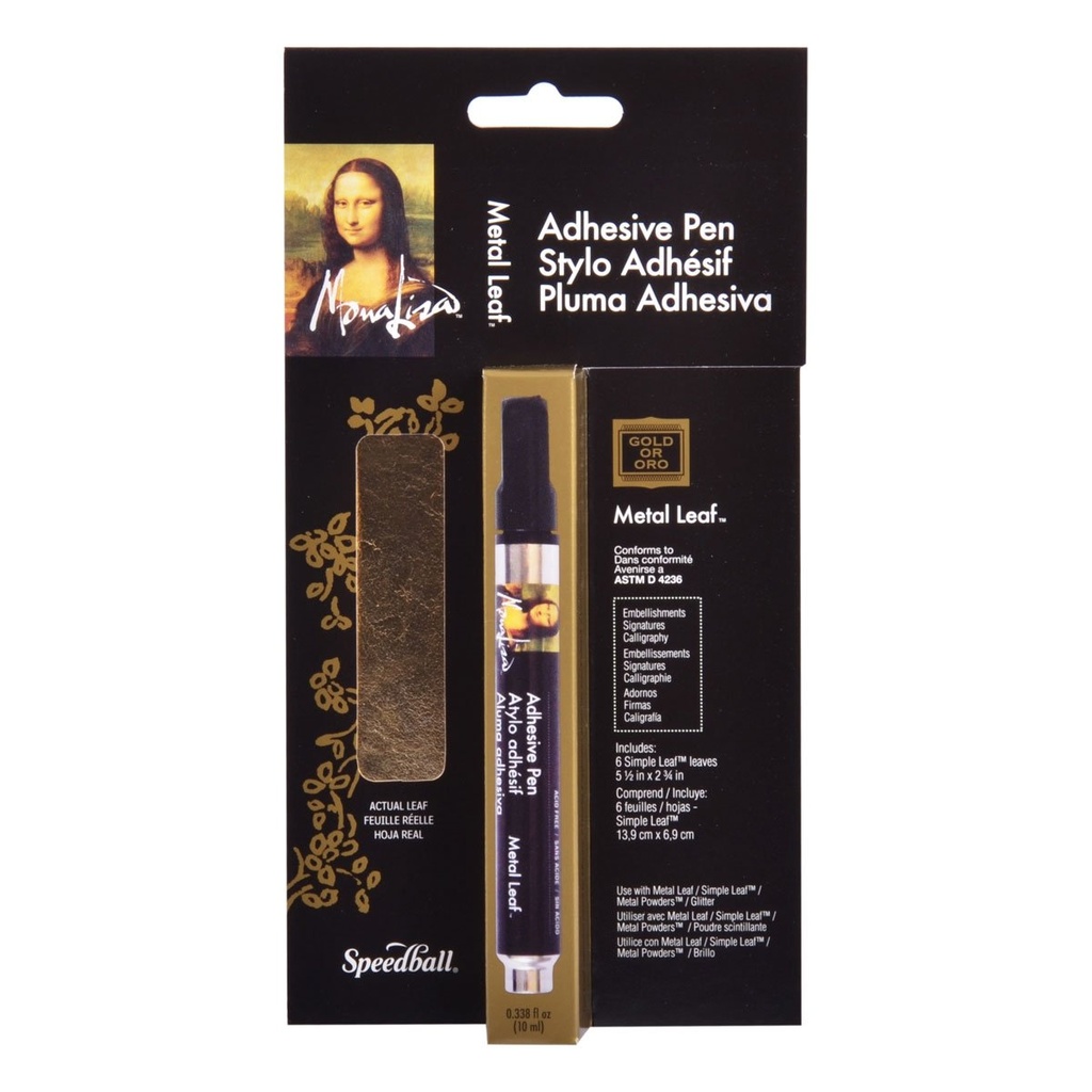 Mona Lisa Adhesive Pen Gold Leaf