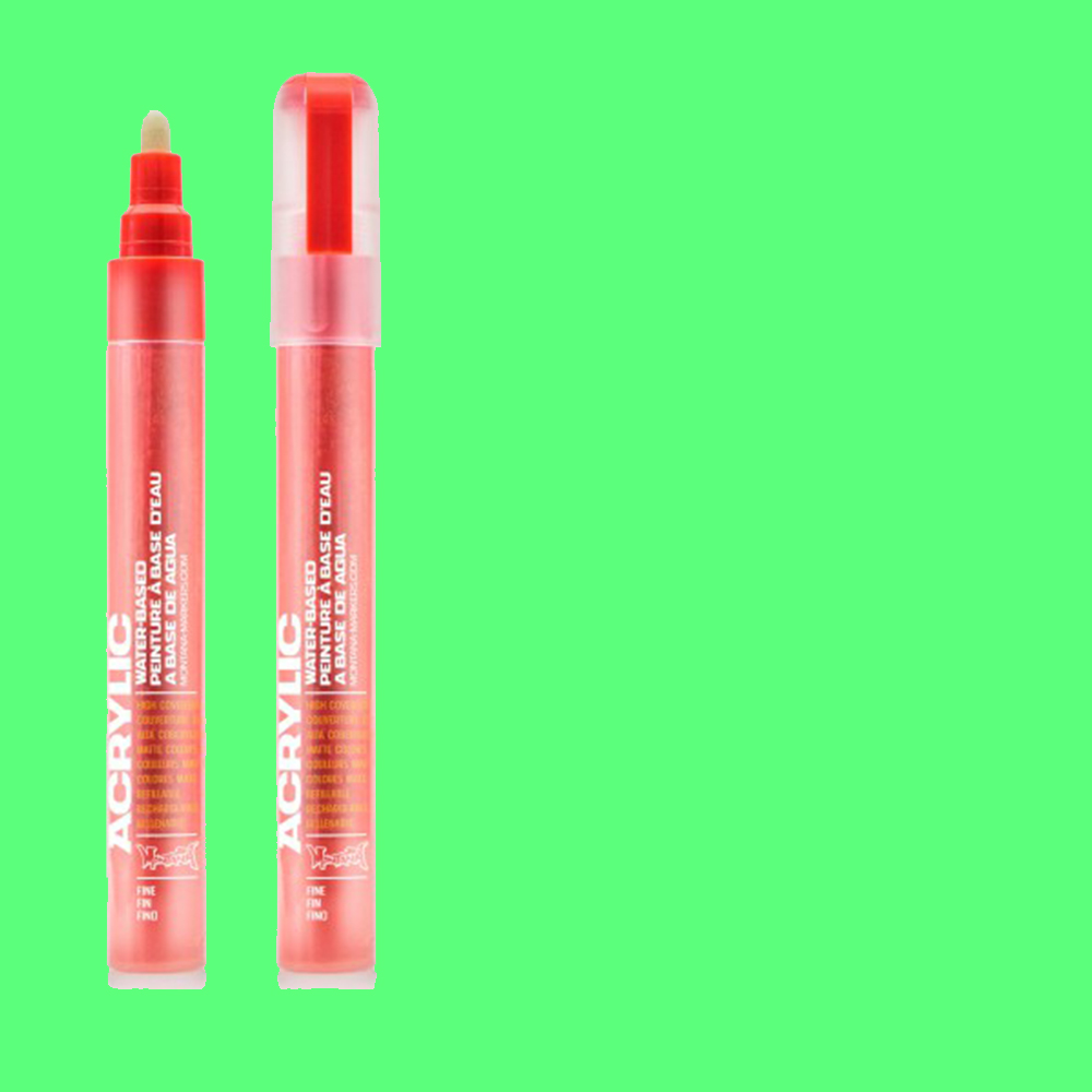 Montana Acrylic Paint Markers Fine 2mm - Acid Green **ND**
