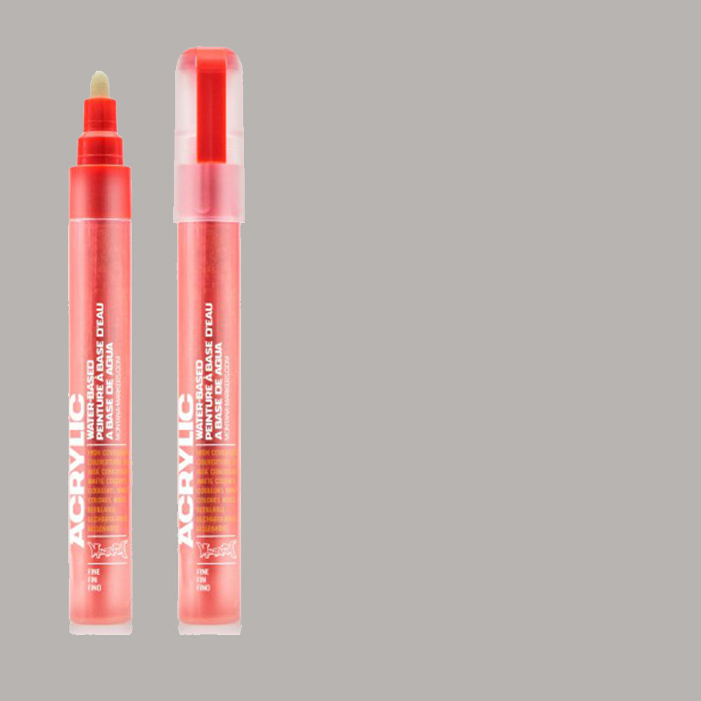 Montana Acrylic Paint Markers Fine 2mm - Iron Curtain **ND**