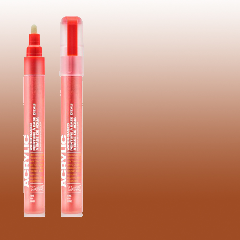 Montana Acrylic Paint Markers Fine 2mm - Metallic Copper **ND**