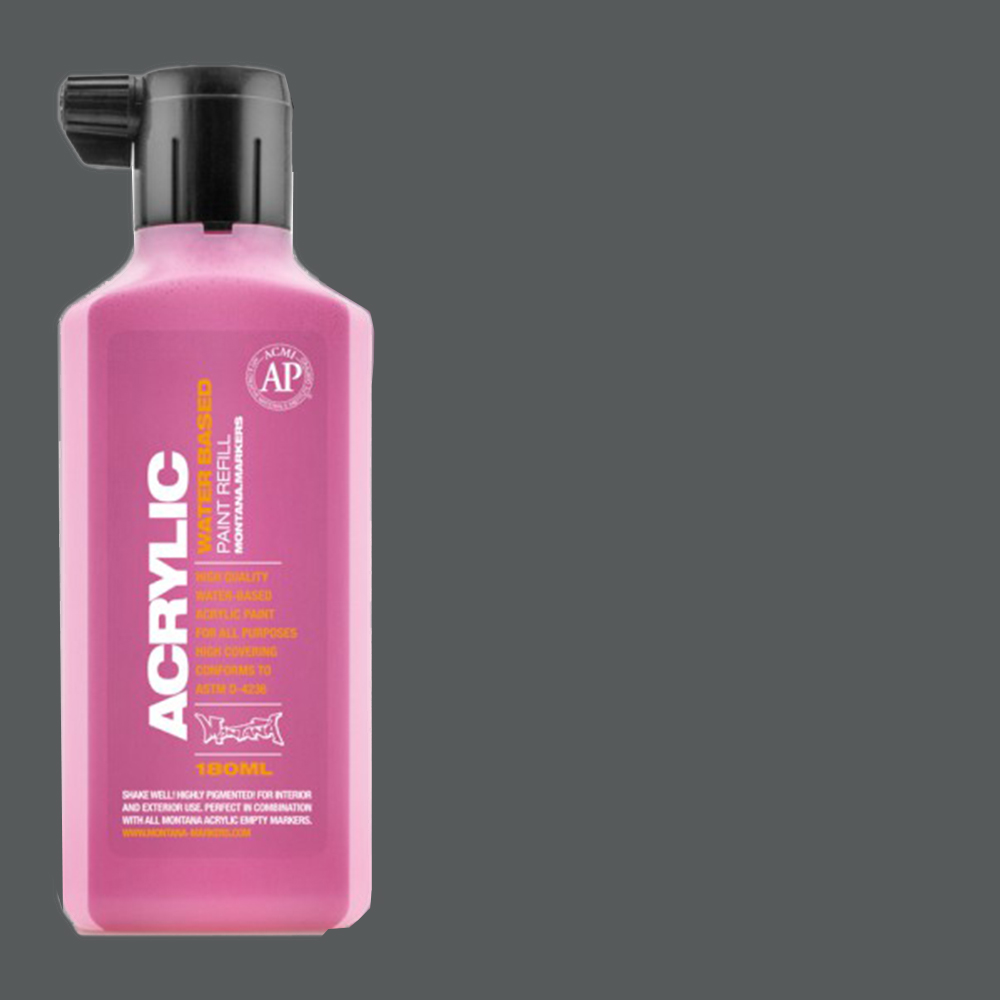 Montana Acrylic Paint Markers Refill Bottle 180ml - Gravel **ND**