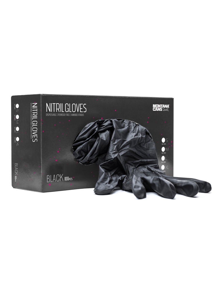 Montana Cans Nitril Gloves 100pk - Large  **ND**