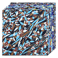 Origami Yasutomo Yuzen Blue 10 shts 5 7/8x5 7/8
