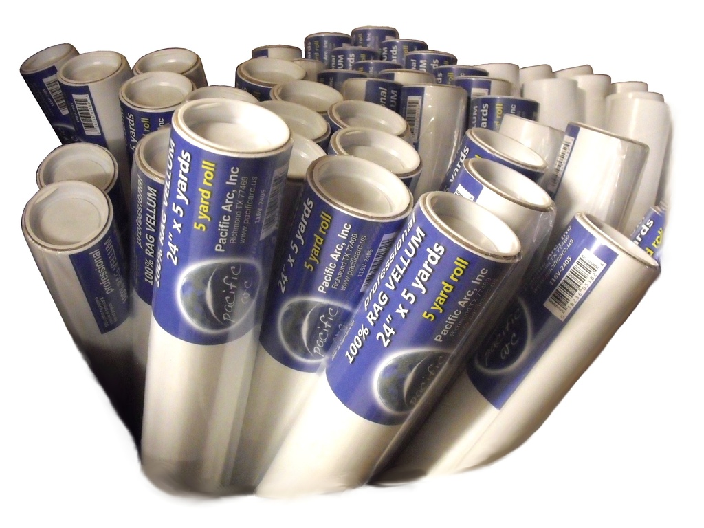 Pacific Arc Professional 100% Rag Vellum 24" x 5 yards