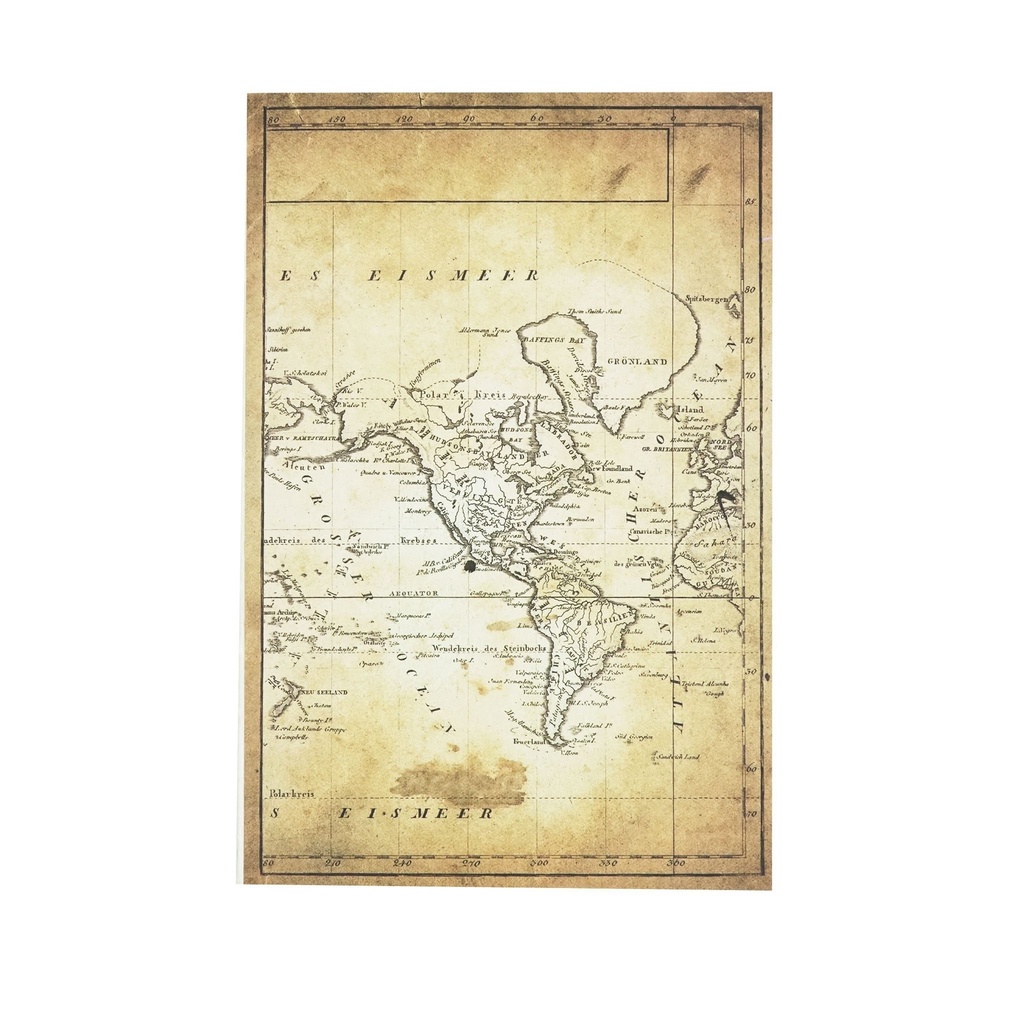 Pacific Arc Sketchbook Medium Old World Map