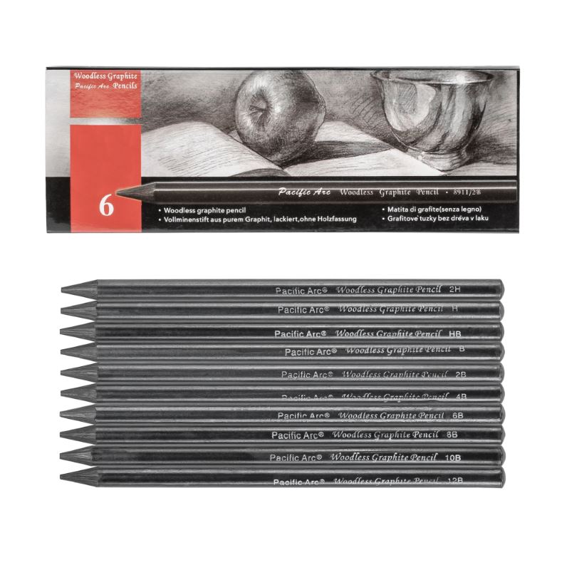 Pacific Arc Woodless Graphite Pencil 4B