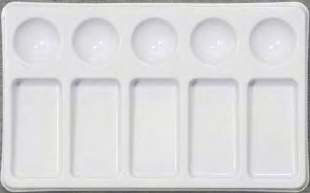 Palette Richeson Plastic 10 Well Slant 4.5"x7.5"