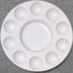 Palette Richeson Plastic Heavy Duty Round 10 Well w/ Lid