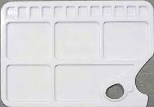 Palette Richeson Plastic Rectangle 17 Well 9.5"x13.75"