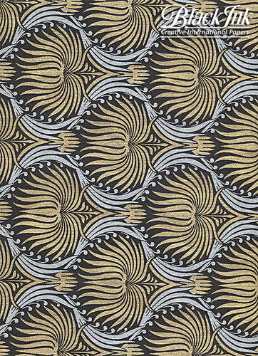 Paper Art Deco Lotus - Gold/Silver/Black **ND-SO**