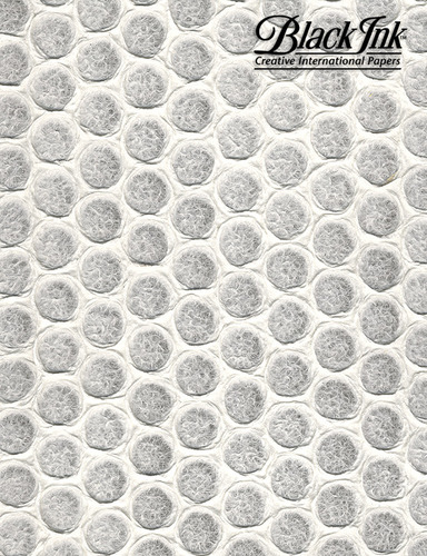 Paper Embossed Honeycomb Circles - Natural White **ND-SO**
