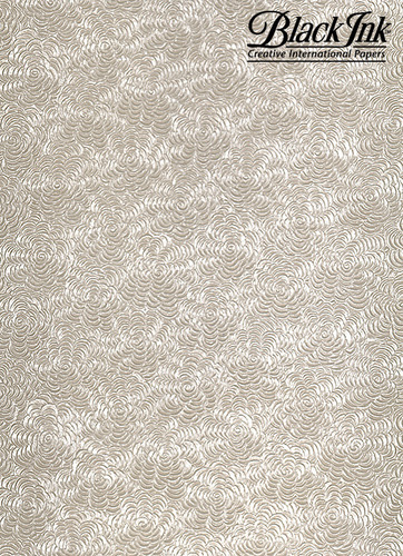 Paper Embossed Zinnias - Pearl **ND-SO**