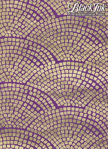 Paper Gold Pavers - gold/purple **ND-SO**