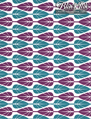 Paper Paddle Lead - Purple/teal **ND-SO**