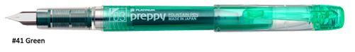 Platinum Fountain Pen Preppy F 03 Green