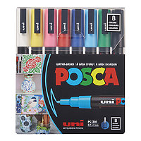 Posca PC-3M Set of 8 Basic Colours **ND**