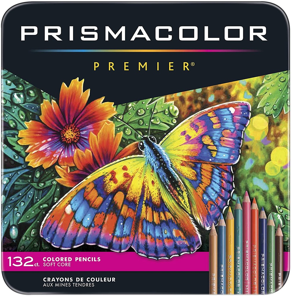 Prismacolor Premier Coloured Pencil Set 132 Colour in Tin (4484)