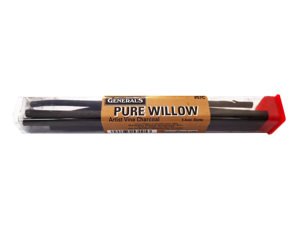 Pure Willow Charcoal 5 Stick Assortment (57C)