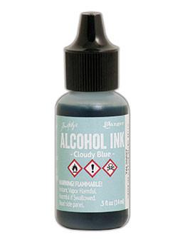 Ranger Tim Holtz Alcohol Ink 14ml Cloudy Blue **ND**