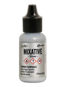 Ranger Tim Holtz Alcohol Ink 14ml Metal Mix Silver **ND**