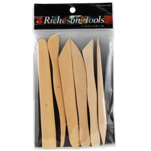 Richeson Boxwood Clay Tool 6" Set/12
