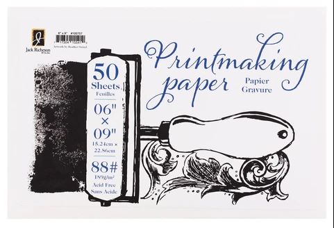 Richeson Printmaking Paper #88 50 shts 6"x 9"