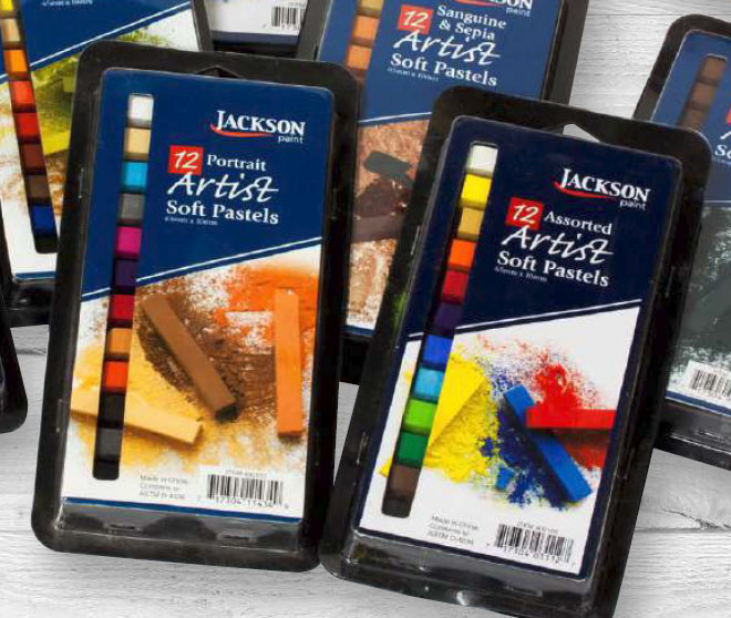 Richeson Soft Pastels Artist 12 Black