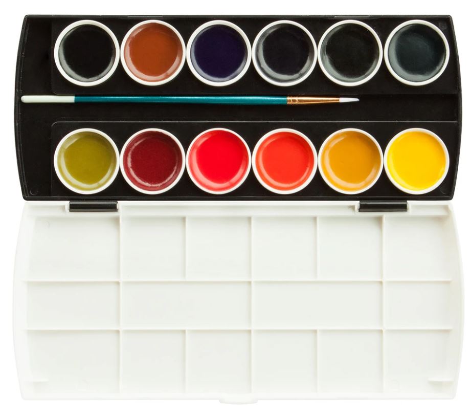 Richeson Watercolour Collegiate Semi-Moist Set 12