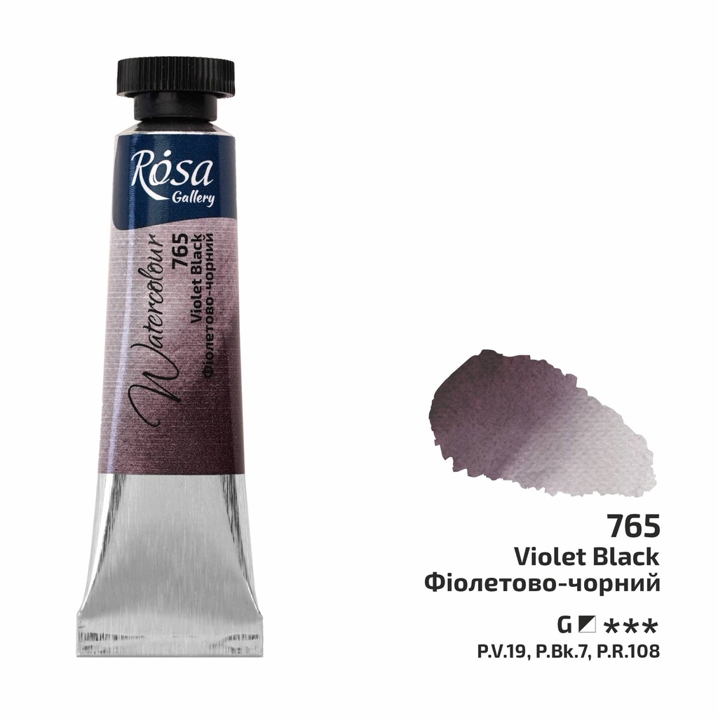 Rosa Gallery Artists Watercolours Violet Black **ND**