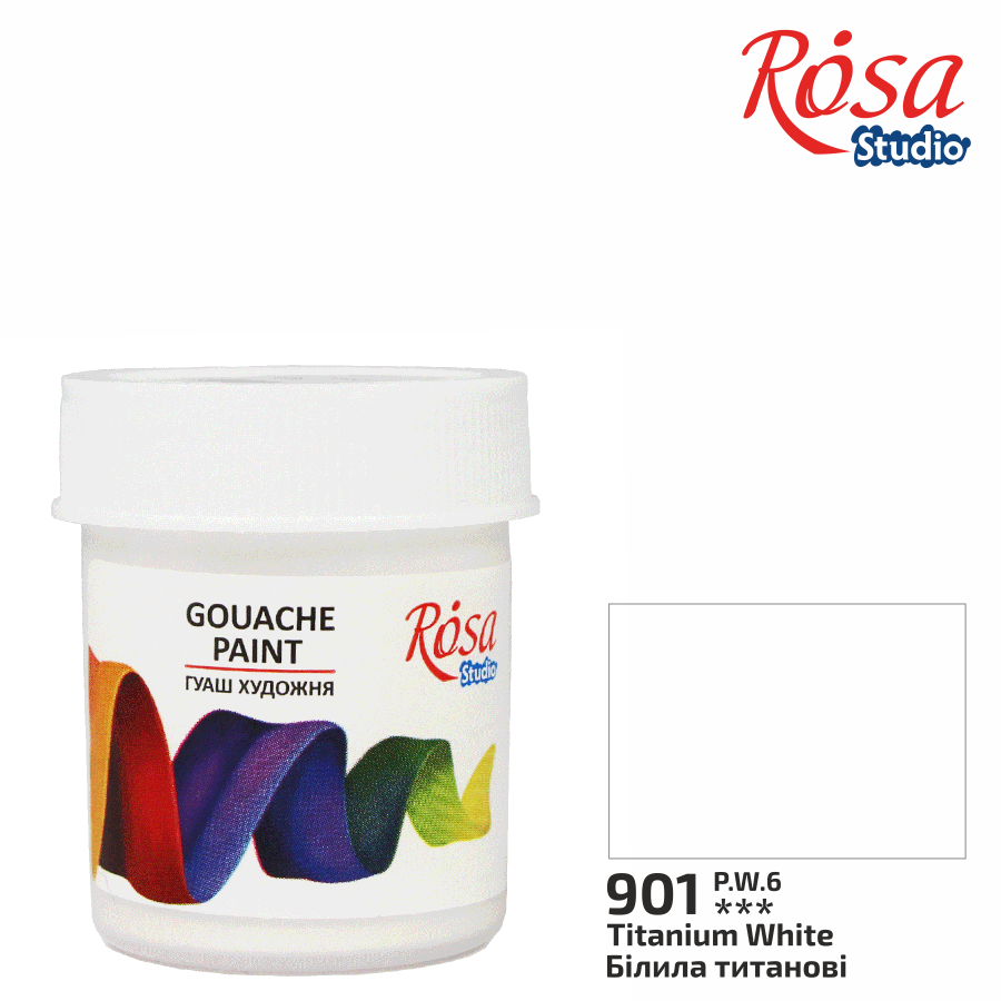 Rosa Gouache Paint 40ml Jar Titanium White