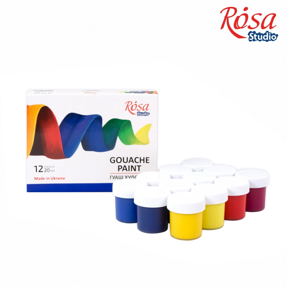 Rosa Gouache Paint 9 x 20ml Colour Classic Set