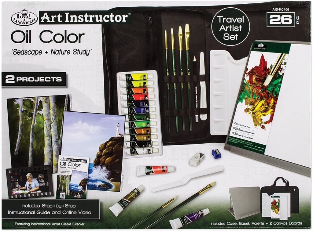 Royal & Langnickel Art Instructor Oil Set w/ Easel