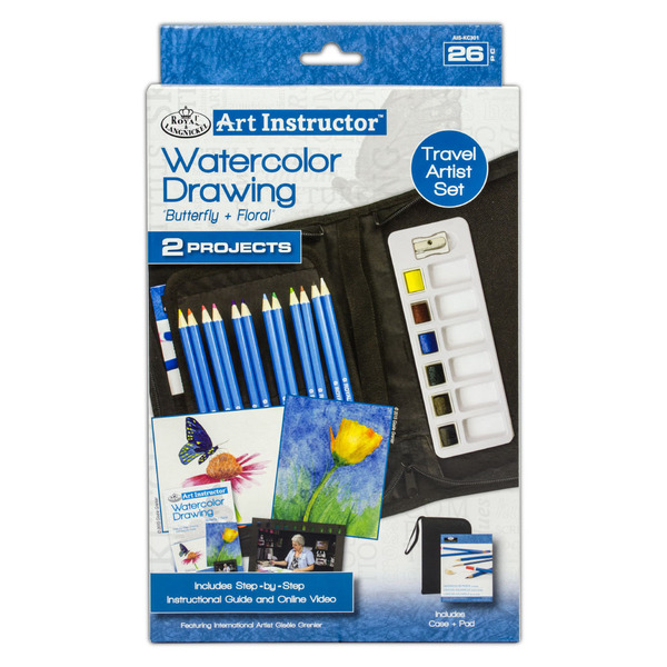 Royal & Langnickel Art Instructor Watercolour/Drawing Set