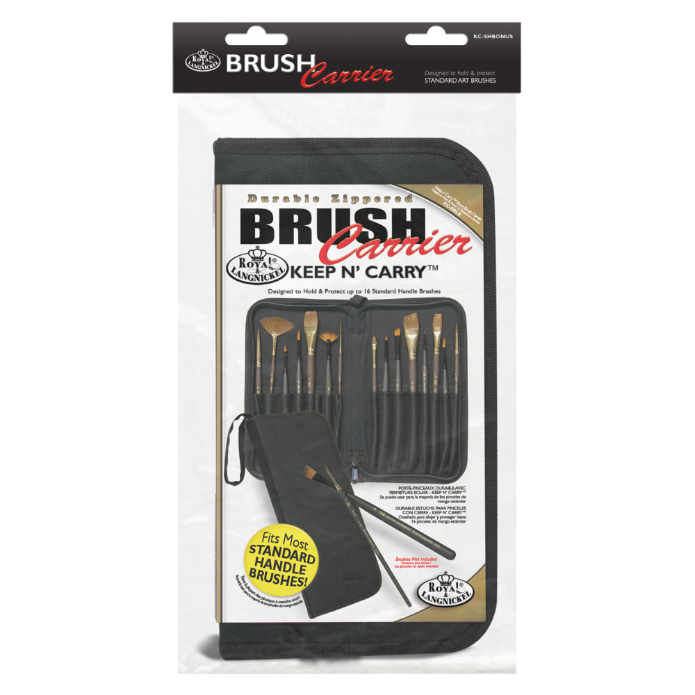 Royal & Langnickel Keep N' Carry Durable Zippered Brush Carrier