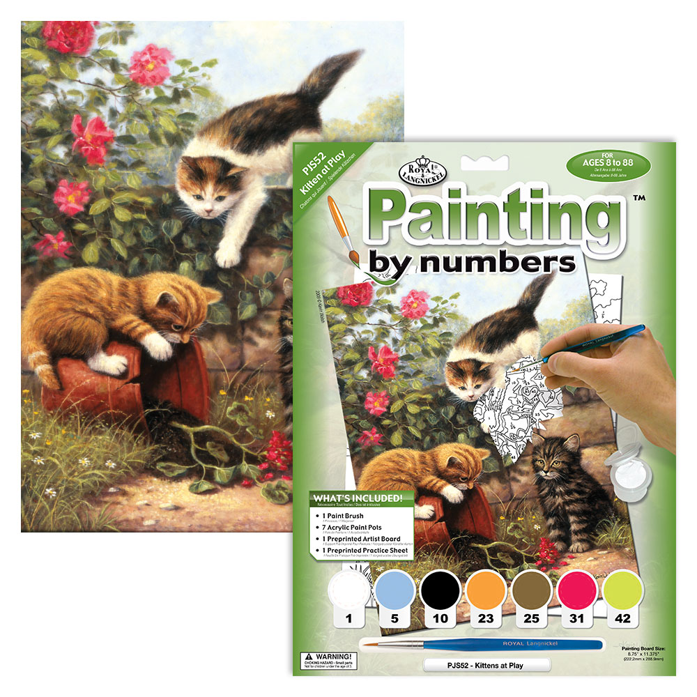 Royal & Langnickel Paint By Numbers Kittens at Play