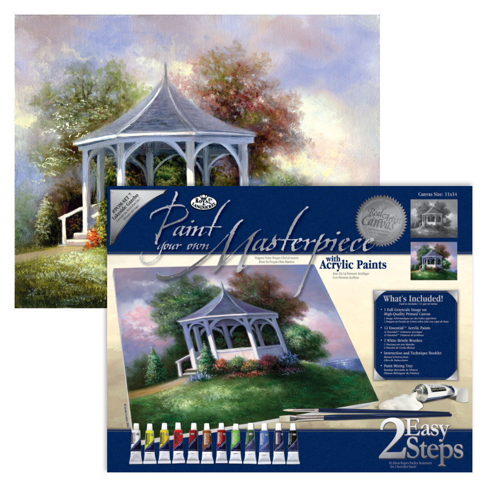 Royal & Langnickel Paint Your Own Masterpiece Lakeside Gazebo