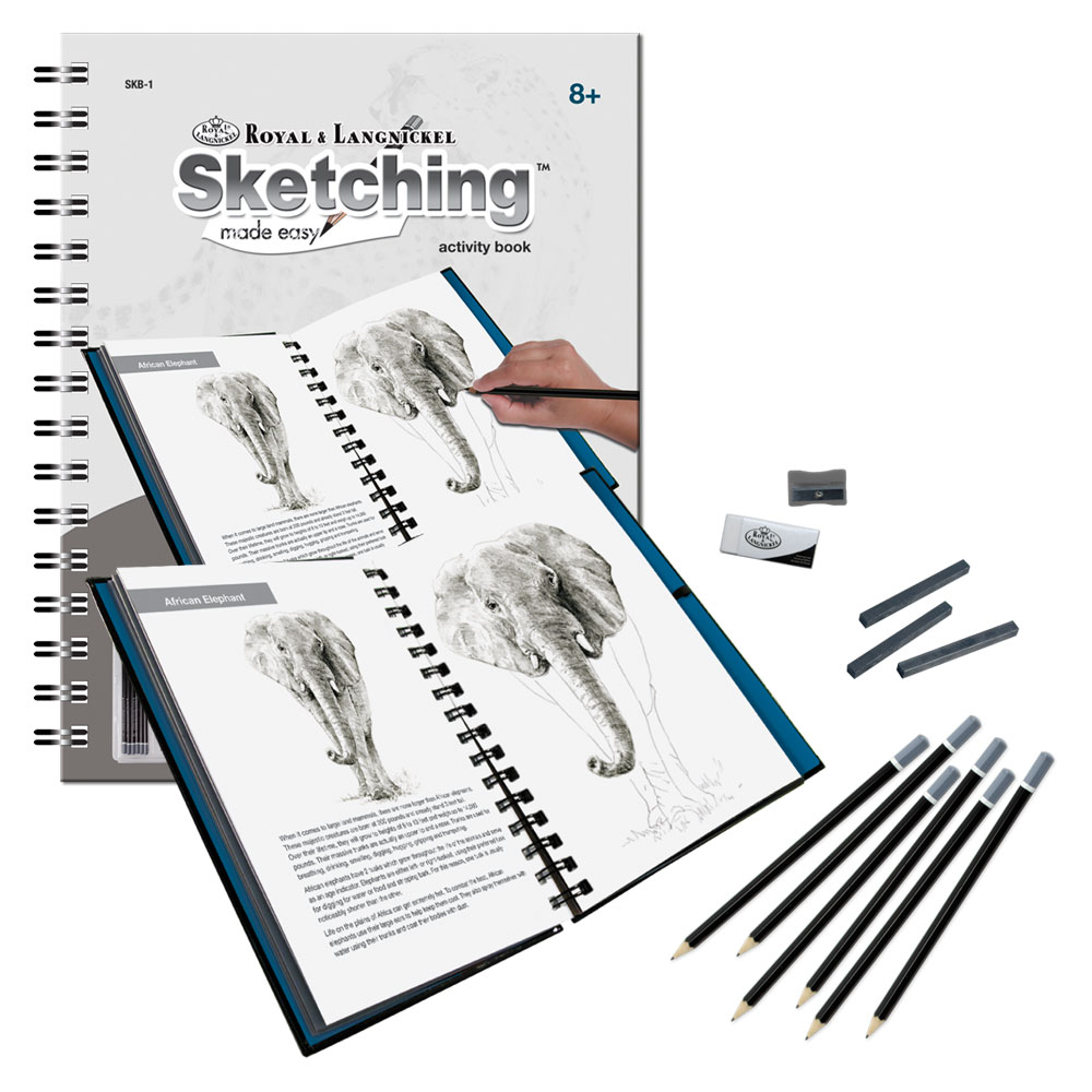 Royal & Langnickel Sketching Made Easy Activity Book African Safari