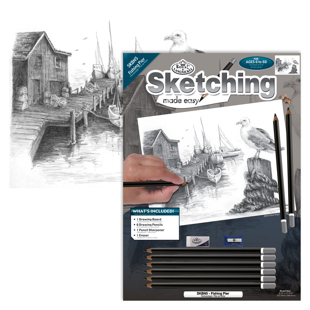 Royal & Langnickel Sketching Made Easy Fishing Pier