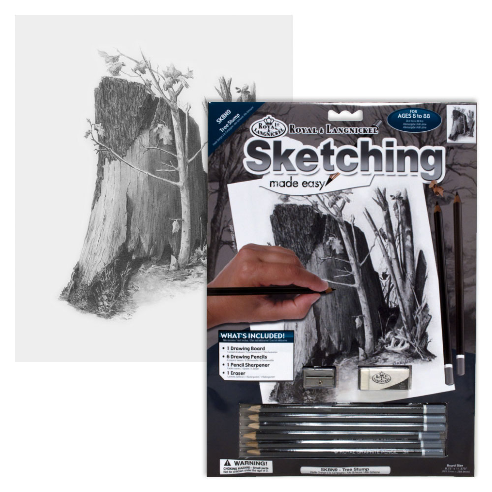Royal & Langnickel Sketching Made Easy Tree Stump