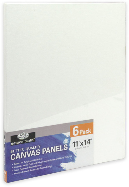 Royal Langnickel Canvas Panels 11"x14" (6 Pack) **ND**