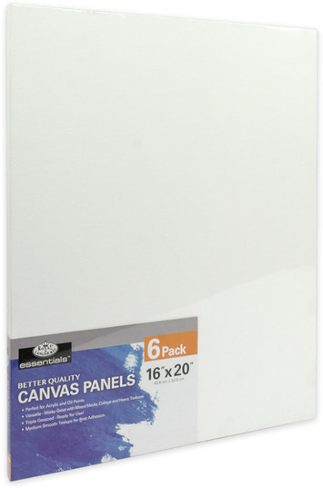 Royal Langnickel Canvas Panels 16"x20" (6 Pack) **ND**