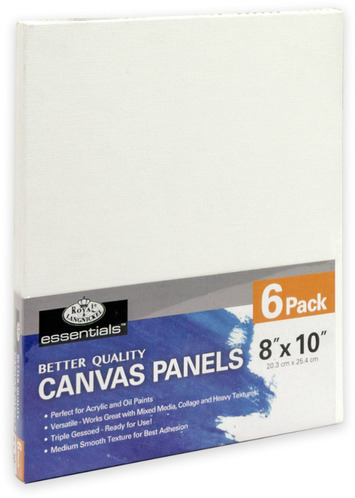 Royal Langnickel Canvas Panels 8"x10" (6 Pack) **ND**