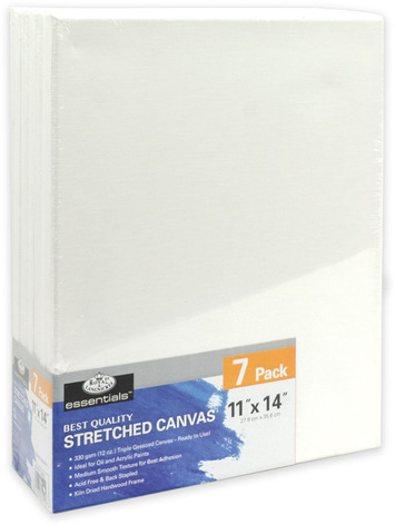 Royal Langnickel Canvas Stretched 11"x14" (7 Pack) **ND**