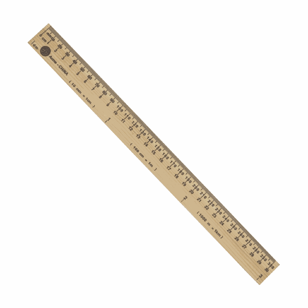 Ruler Wood 30cm