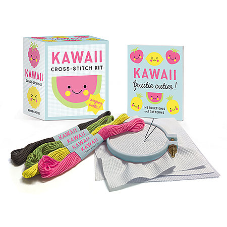 Running Press Mini Kits - Kawaii Cross-Stitch Kit **ND**